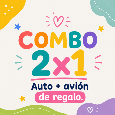 COMBO 2X1 AUTO+AVION