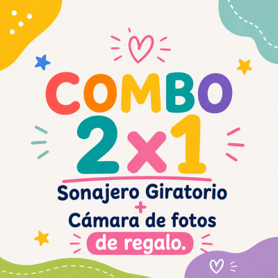 COMBO 2X1  SONAJERO+CAMARA DE FOTOS